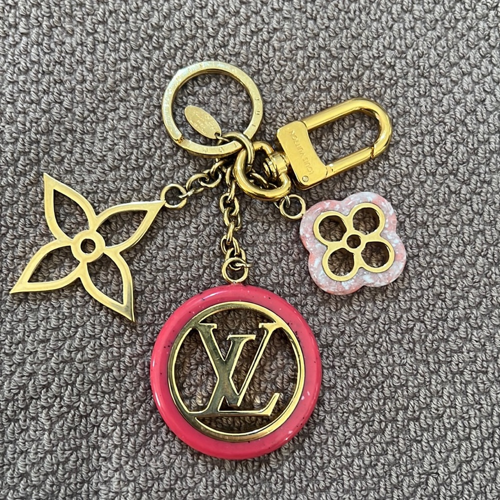 LV Colorline Bag Charm Key Holder